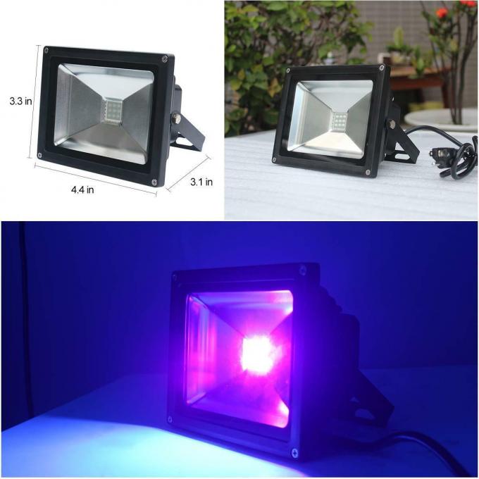 395NM Ultra Purple Outdoor LED Flood Light / 30W 50W Curing UV Flood Light