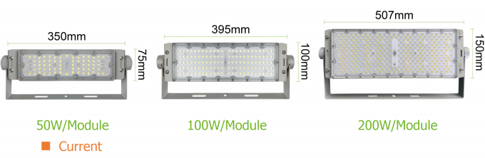 50W 100W 150W 200W 250W 300W Module High Mast Flood Lights Outdoor Football Field Lighting 1