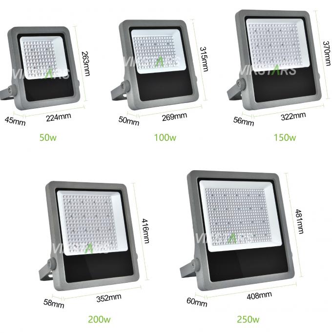 For Project Lighting 50W 100W 150W 200W 300W LED Flood Lights 6000K IP65 Waterproof 8