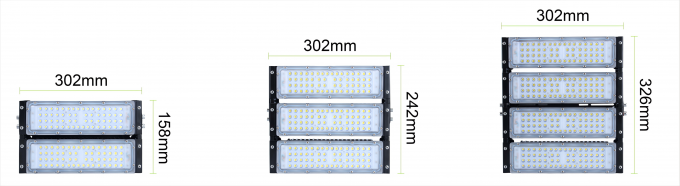 50W 100W 150W 200W 250W 300W Aluminum Fin LED Flood Lights IP65 Long Lifespan Good Quality LED High Mast Lights 6