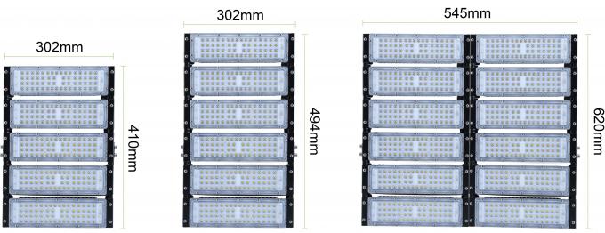 50W 100W 150W 200W 250W 300W Aluminum Fin LED Flood Lights IP65 Long Lifespan Good Quality LED High Mast Lights 7