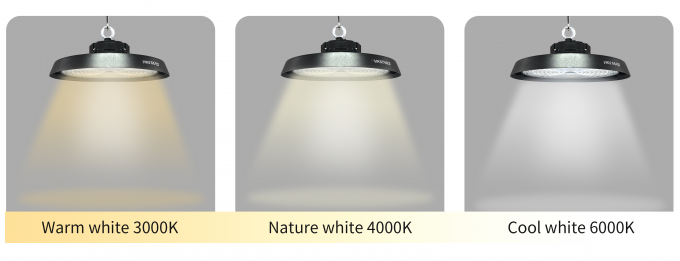170lm/w High Lumen UFO High Bay Lights Support 3CCT With Motion Sensor Warehouse Industrial Lamps 2