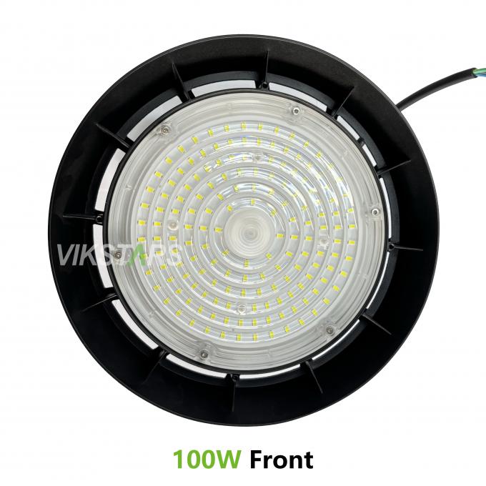 170lm/w High Lumen UFO High Bay Lights Support 3CCT With Motion Sensor Warehouse Industrial Lamps 5