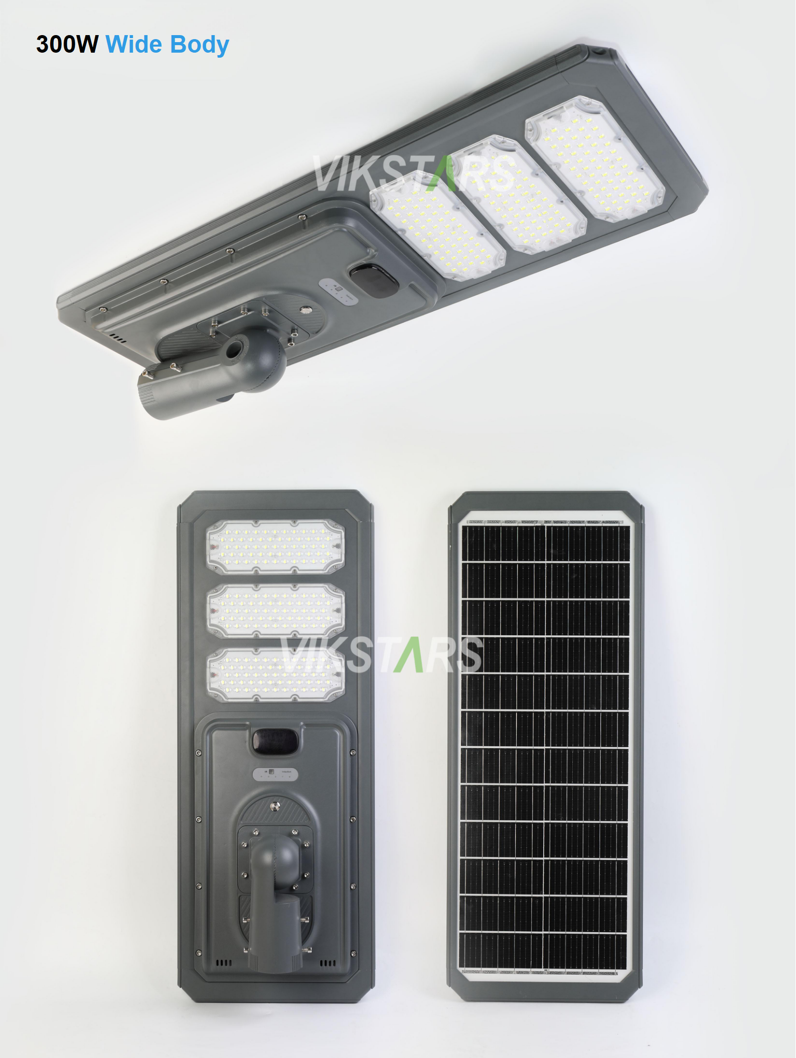 New 100W 200W 300W 400W 500W All In One Aluminum Solar Street Light For ...