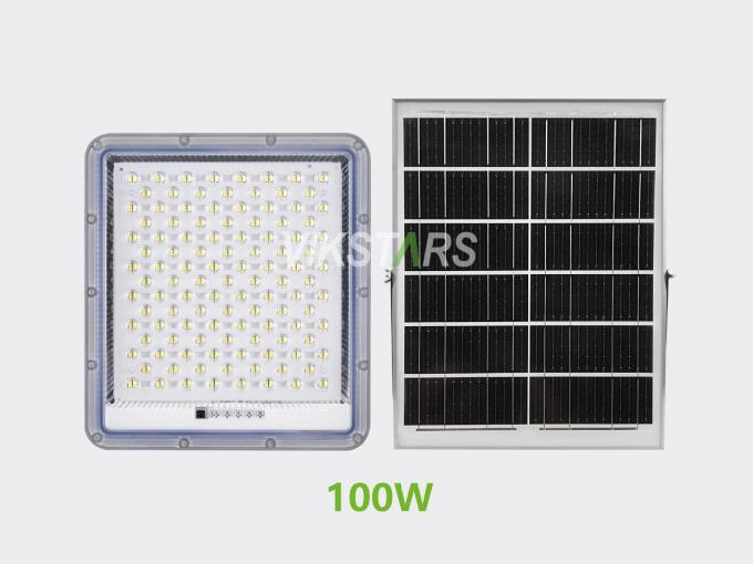 Aluminum Solar Flood Lights 100w 200w 300w 400w For Yard Villages Warehouse IP66 Waterproof 1