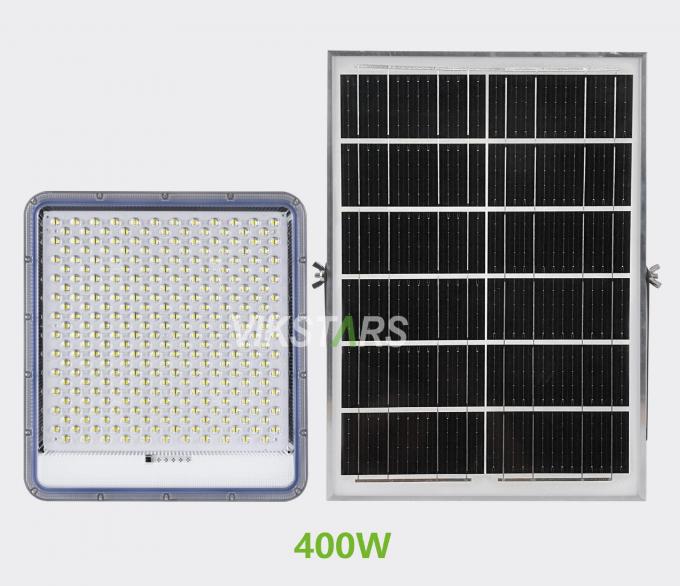 Aluminum Solar Flood Lights 100w 200w 300w 400w For Yard Villages Warehouse IP66 Waterproof 4