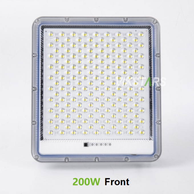 Aluminum Solar Flood Lights 100w 200w 300w 400w For Yard Villages Warehouse IP66 Waterproof 5