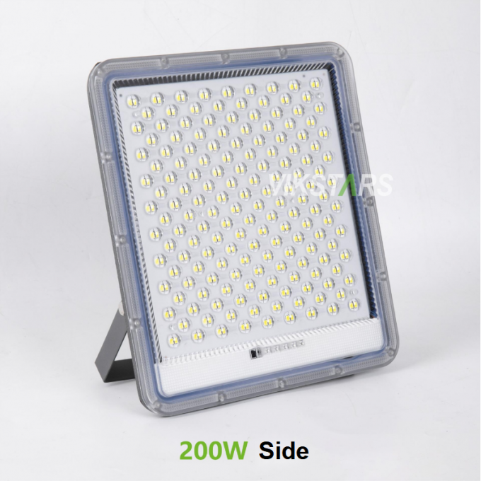 Aluminum Solar Flood Lights 100w 200w 300w 400w For Yard Villages Warehouse IP66 Waterproof 6