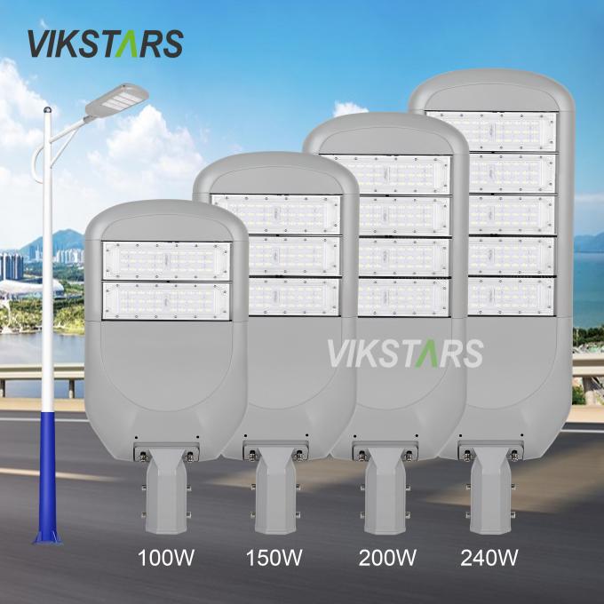 150lm/w Module LED Street Lights 100W 200W 240W For Main Street With Photocell IP66 IK08 Public Lighting Lamps 0