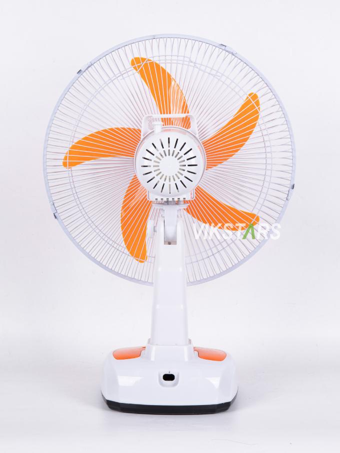 For Camping Emergency Solar Powered Table Fan 16 Inches Energy Saving With Bulbs 7