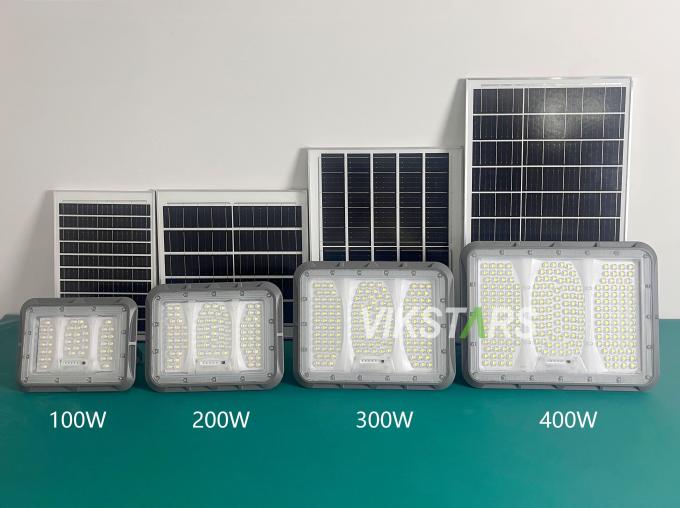Hot-sales 100W 200W 300W 400W Solar Flood Light with PC Lens Rural Outdoor Lighting IP65 Waterproof Solar Garden Lights 0