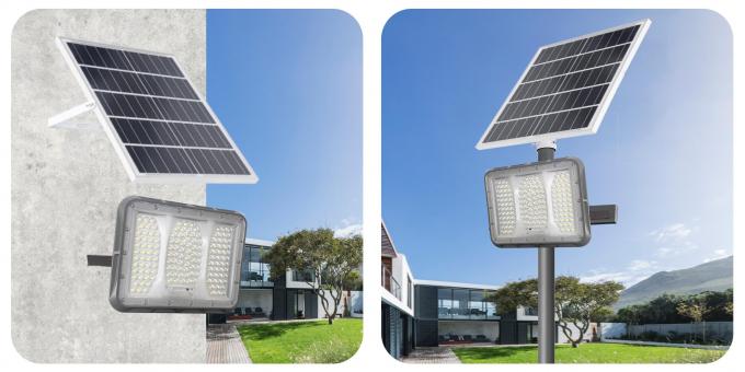 Hot-sales 100W 200W 300W 400W Solar Flood Light with PC Lens Rural Outdoor Lighting IP65 Waterproof Solar Garden Lights 8