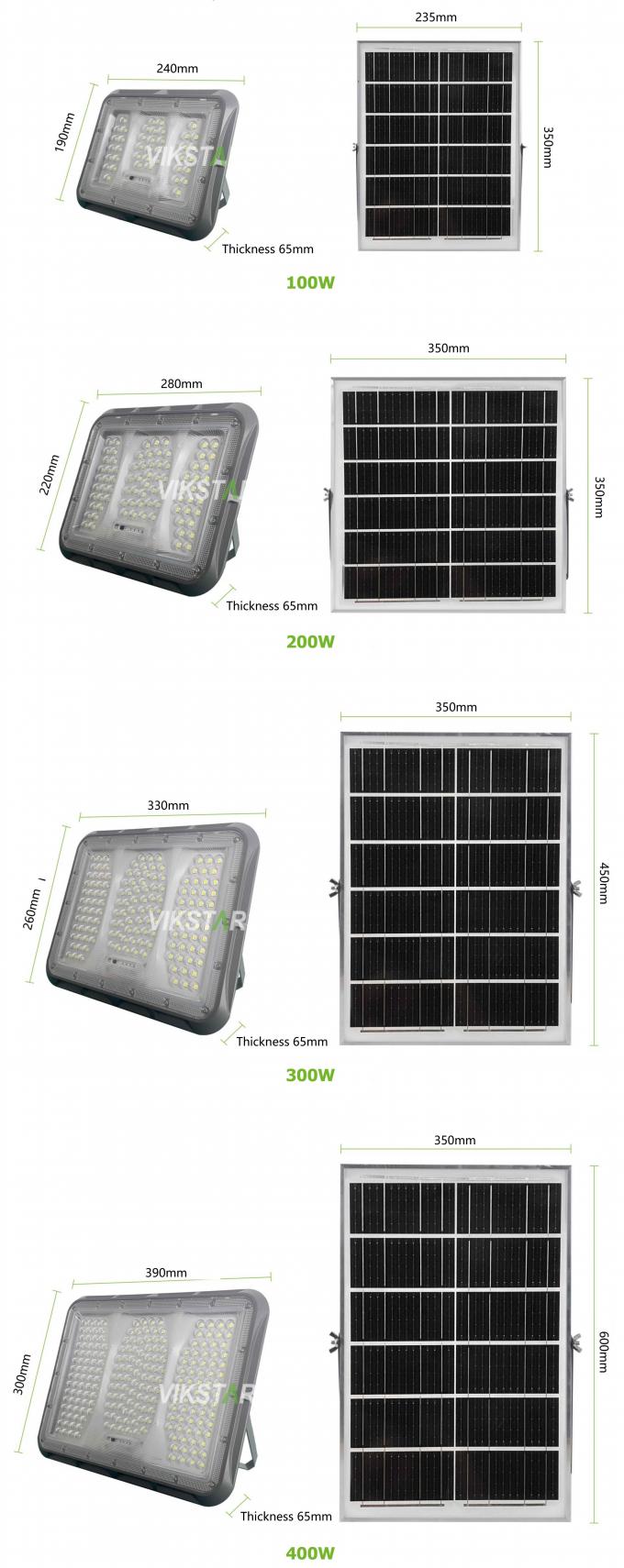 Hot-sales 100W 200W 300W 400W Solar Flood Light with PC Lens Rural Outdoor Lighting IP65 Waterproof Solar Garden Lights 9
