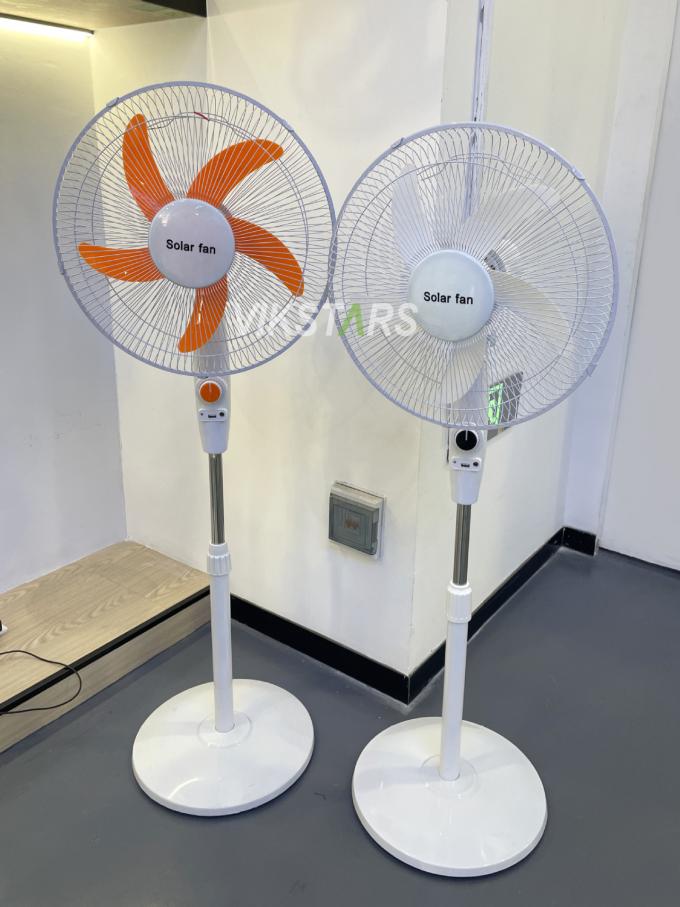 Solar Standing Fan 16inches Solar Energy Powerd For Camping Home Use 9