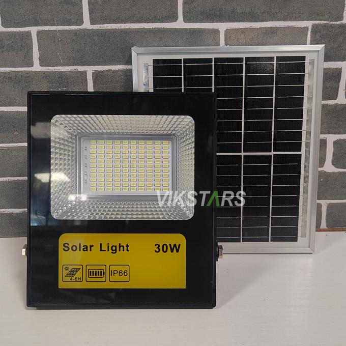 Cheapest Price ABS solar flood lights 30w 60w 100w 200w for yard garden park pathway 2