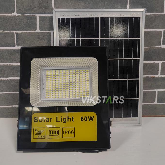 Cheapest Price ABS solar flood lights 30w 60w 100w 200w for yard garden park pathway 3