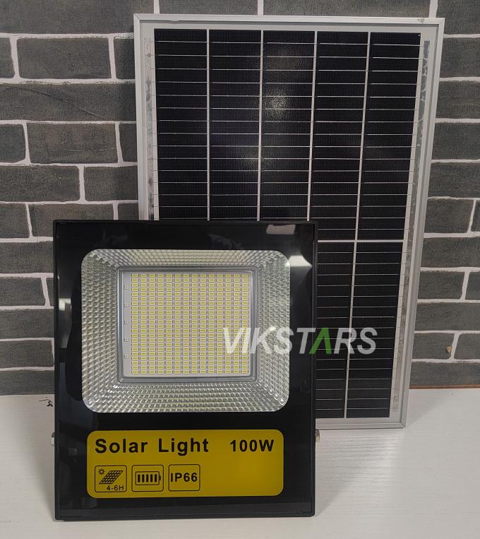 Cheapest Price ABS solar flood lights 30w 60w 100w 200w for yard garden park pathway 4