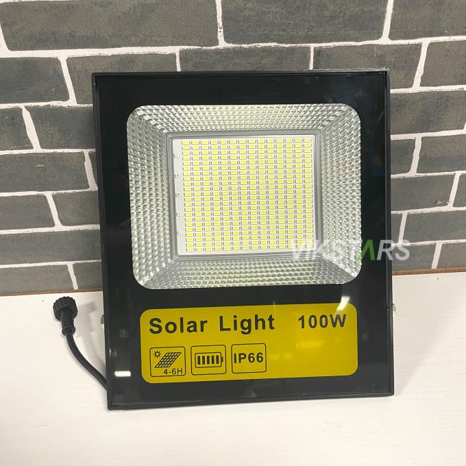 Cheapest Price ABS solar flood lights 30w 60w 100w 200w for yard garden park pathway 6