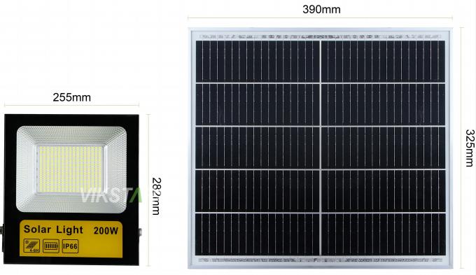Cheapest Price ABS solar flood lights 30w 60w 100w 200w for yard garden park pathway 13