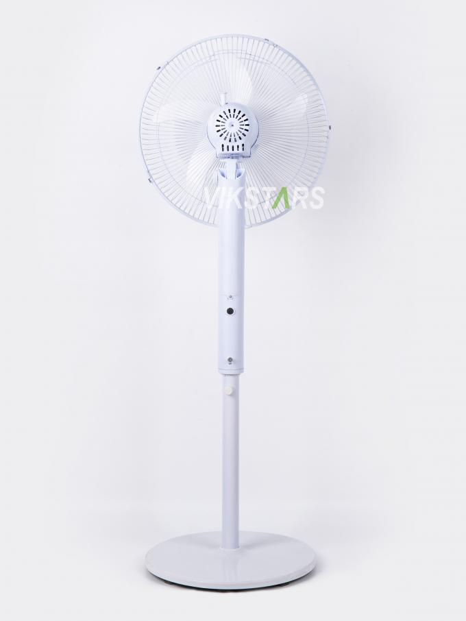 Solar Standing Fan 16 inches with Light Energy-saving For Outdoor Camping Fishing 19
