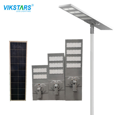 All In One Integrated Solar Street Light 200w Sand Grey Housing For Highway