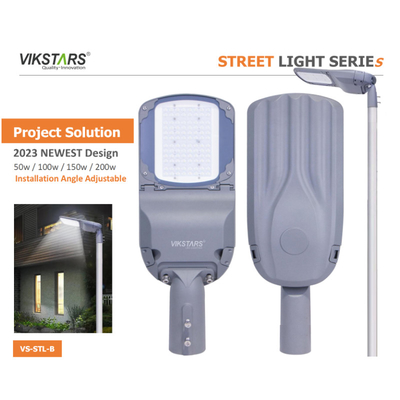 IK10 Waterproof Led Street Light 50w 150w High End With Photocell