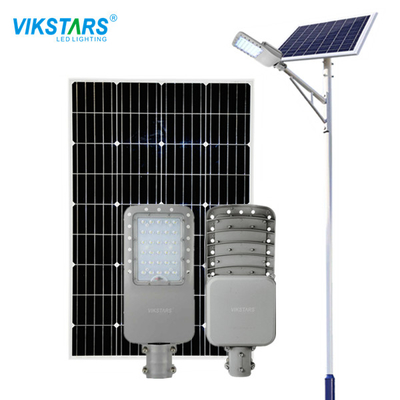Buy SMD3030 100 Watt Solar Street Light IP65 Waterproof Outdoor 6000K Cold White online manufacture