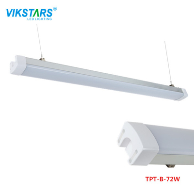 Buy IP65 36w 72w Tri Proof LED Light Fixture With Grey Housing Color online manufacture