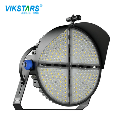 Buy 1200w Round LED Live Stadium Flood Lights With IP65 Waterproof Aluminum Housing online manufacture