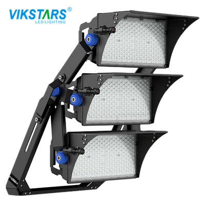Buy Black 1500 Watt Outdoor LED Sports Lighting Football Stadium Lights With Brim online manufacture
