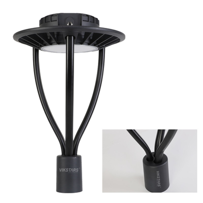 Buy 120w Round Garden Lights 100lm/W Black Color For Community Park Yard online manufacture