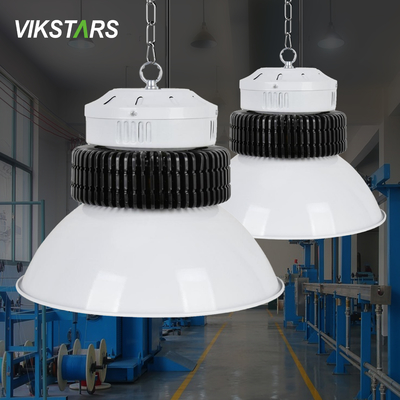 Buy 150W 200W LED High Bay Lamp White Fin Hanging Industrial Lighting For Indoor Natatorium Lighting online manufacture