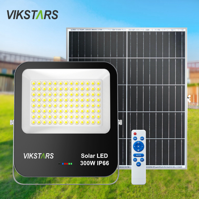 Buy Battery Replaceblae 60w 100w 200W 300w Solar Flood Lights With Glass Cover online manufacture