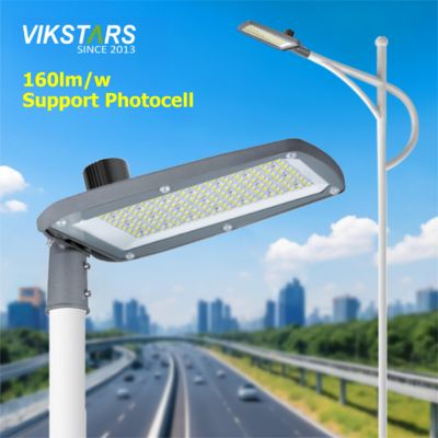 Buy 160lm/w High Brightness Newest LED Street Lights 100w 150w 200w With External Driver Photocell For Main Street online manufacture