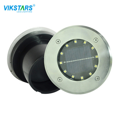 Buy ODM 3W Round Solar Ground Lights Outdoor 160lm/ W For Garden online manufacture