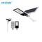 70Ra LED Street Light With Solar Panel Aluminum PC Material Support Dimmer