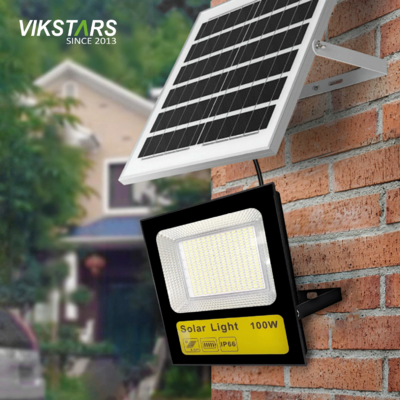 Cheapest Price ABS solar flood lights 30w 60w 100w 200w for yard garden park pathway