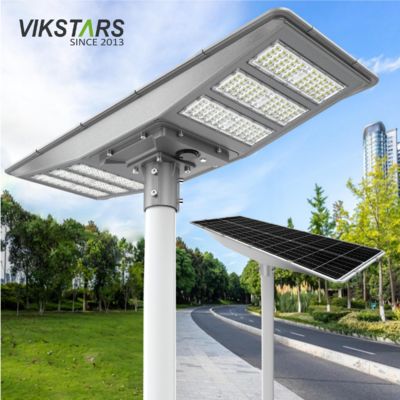 New Bidirectional Solar Street Lamp IP66 LED Solar Garden Light 600W 900W All in One Solar Landscape Lights