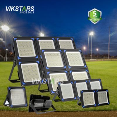 IP65 SMD3030 Outdoor LED Sports Lighting With Black Aluminum Bracket